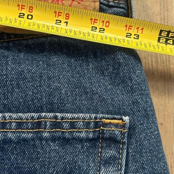 Levi's Classic Blue Straight Jeans Timeless Denim - Picture 4 of 6